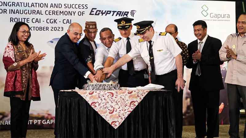 Penerbangan Langsung Egypt Air Mesir-Jakarta,…