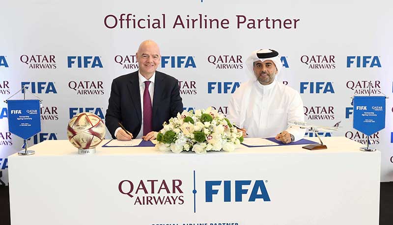 Qatar Airways Perbarui Kemitraan dengan FIFA Hingga 2030
