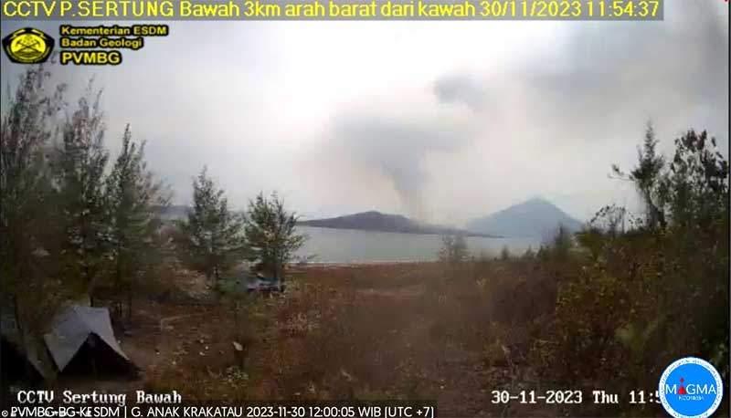 Ini Perkembangan Aktivitas Vulkanik Gunung Anak Krakatau