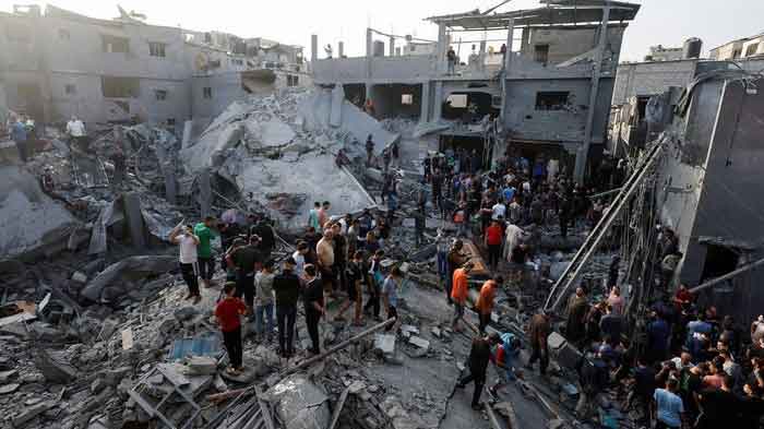 Serangan Udara Israel di Gaza…