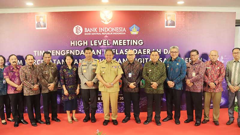 Bupati Tamba Hadiri High Level Meeting Bersama TPID dan TP2DD Provinsi Bali