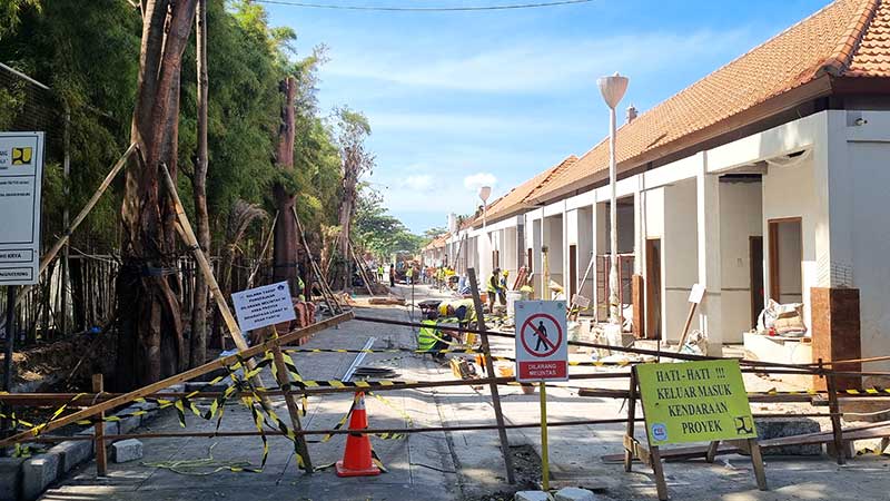 PUPR Bantah Penataan Kawasan Pantai Jimbaran Molor