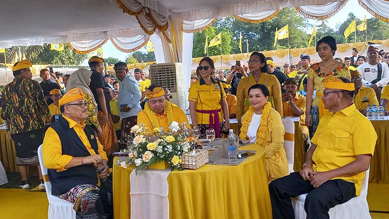 Golkar Gelar Kampanye di Badung, Dihadiri Airlangga Hartarto