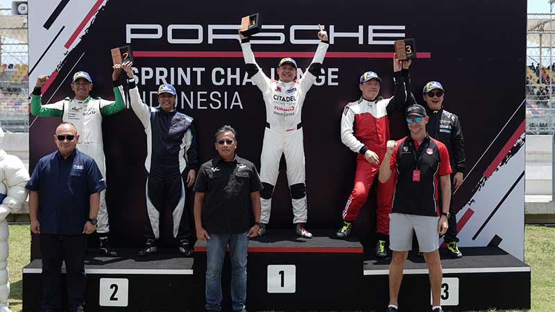 Porsche Sprint Challenge Indonesia Final Round: Aldio Oekon Juara Umum Endurance Race Season 2023