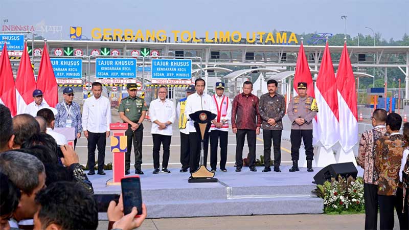 Jalan Tol Pamulang-Cinere-Raya Bogor Diresmikan