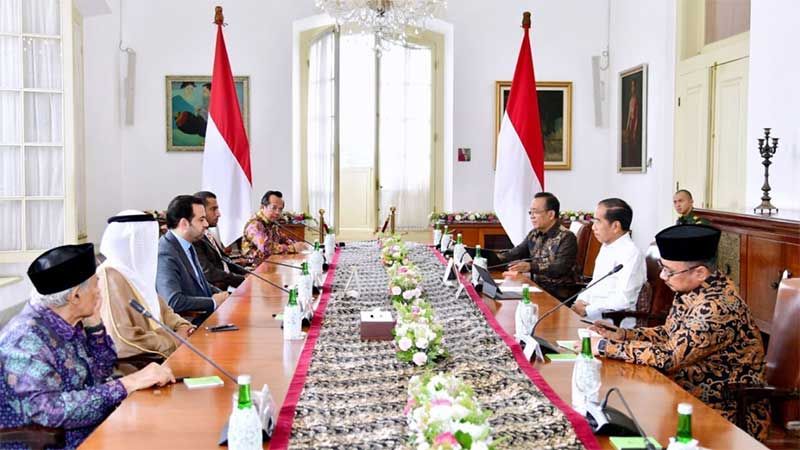 Presiden Jokowi dan Sekjen MHM Bahas Peran Ulama Hadapi Tantangan Global dan Persaudaraan Manusia