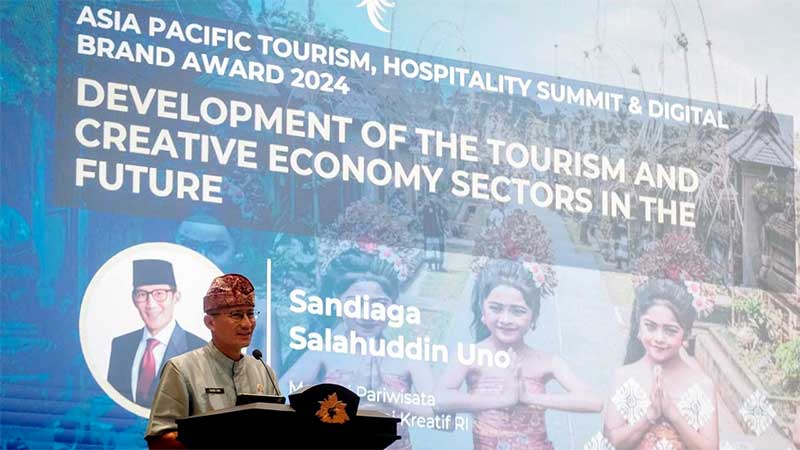 Menparekraf Buka Asia Pasific Tourism, Hospitality, Summit and Digital Brand Award 2024
