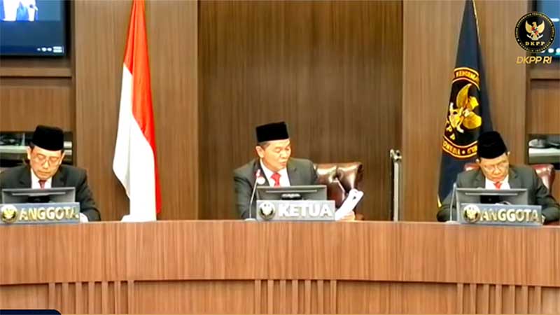 Terkait Pendaftaran Gibran sebagai Cawapres, DKPP Jatuhi Sanksi kepada Ketua dan Anggota KPU RI