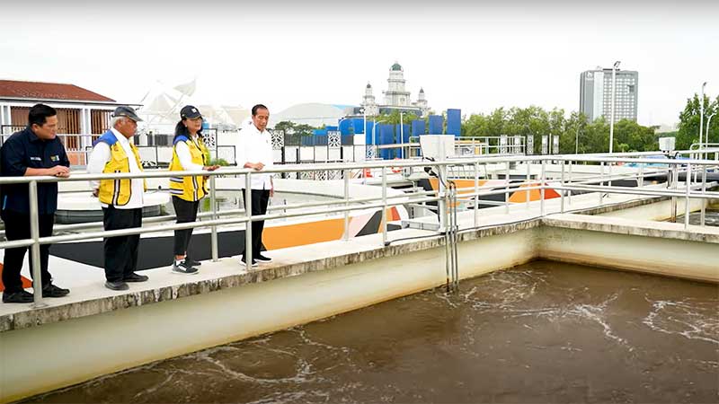 Presiden Jokowi: Penting untuk Pengelolaan Air Limbah Ramah Lingkungan
