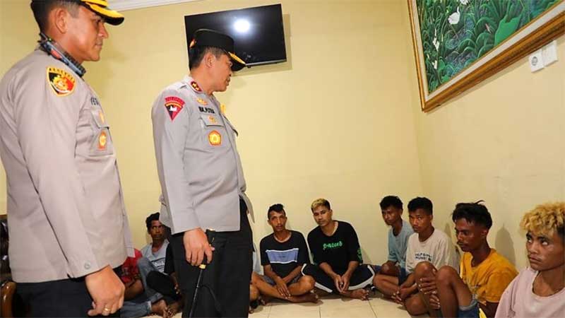 Kapolda Bali Cek Penanganan Kasus Perkelahian di Denkayu Baleran, Mengwi