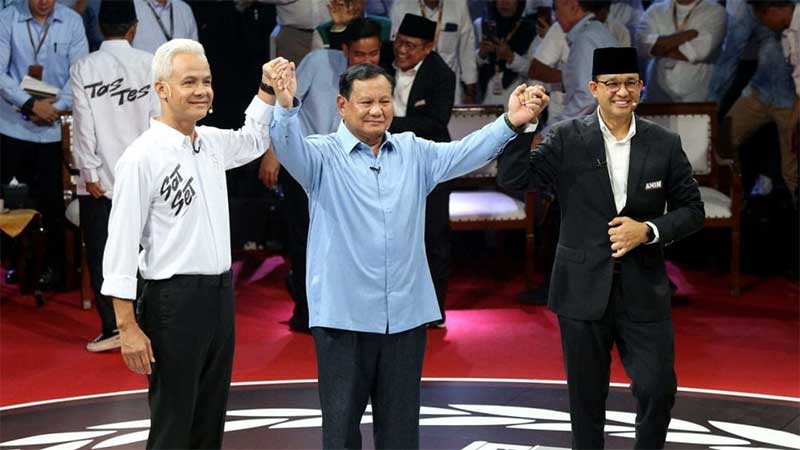 Real Count KPU RI, Data Masuk 64%: Suara Prabowo-Gibran 57,46%