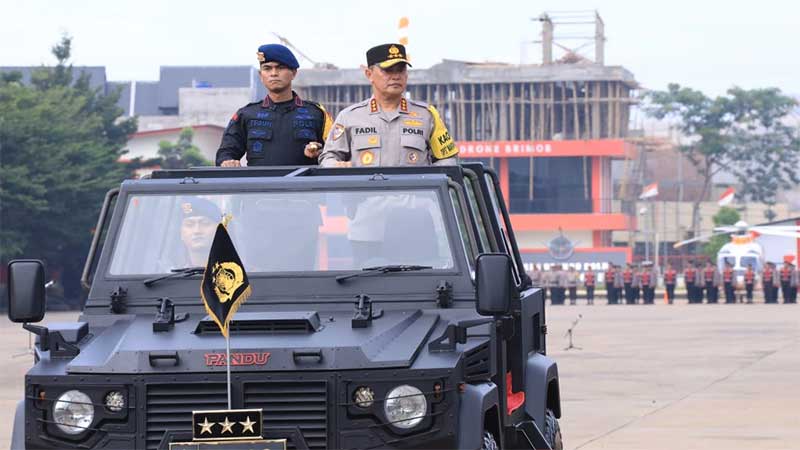 Ciptakan Pemilu Damai, Polri Kerahkan 25 Ribu Personel Brimob