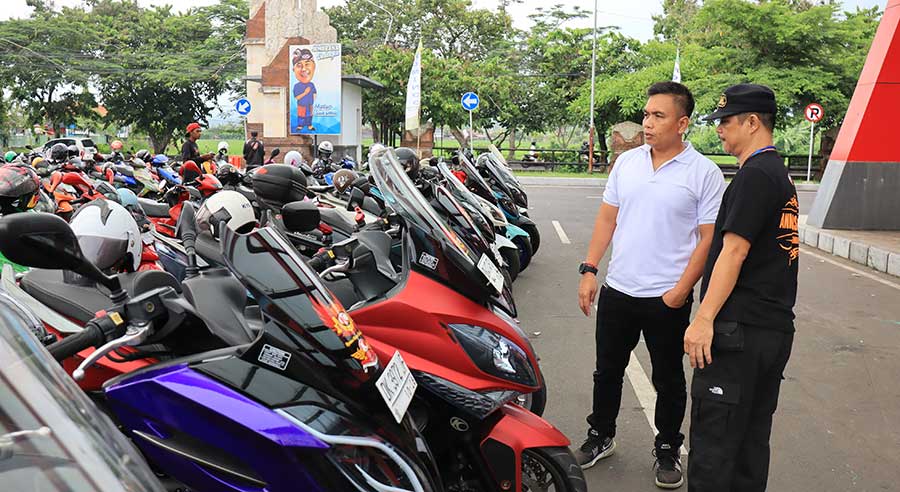 Komunitas Matic Kymco Jembrana Gelar Anniversary ke-6