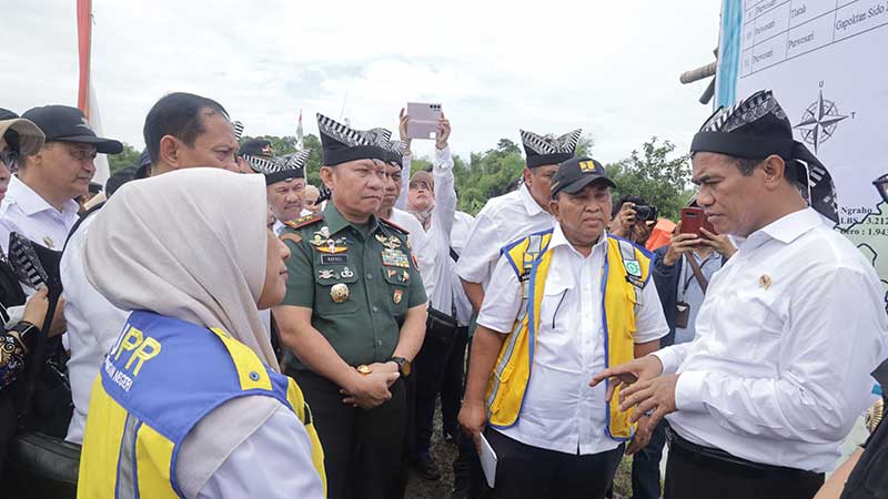 Menteri Pertanian Apresiasi Semangat Pangdam V/Brawijaya