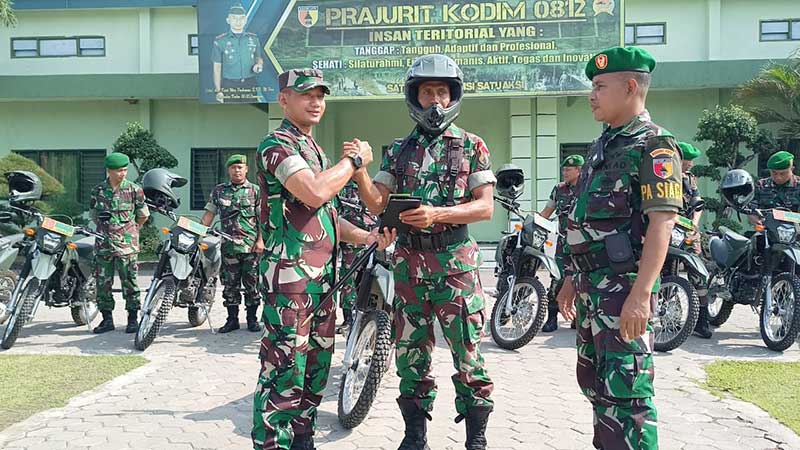 Puluhan Babinsa di Lamongan Terima Kendaraan Operasional