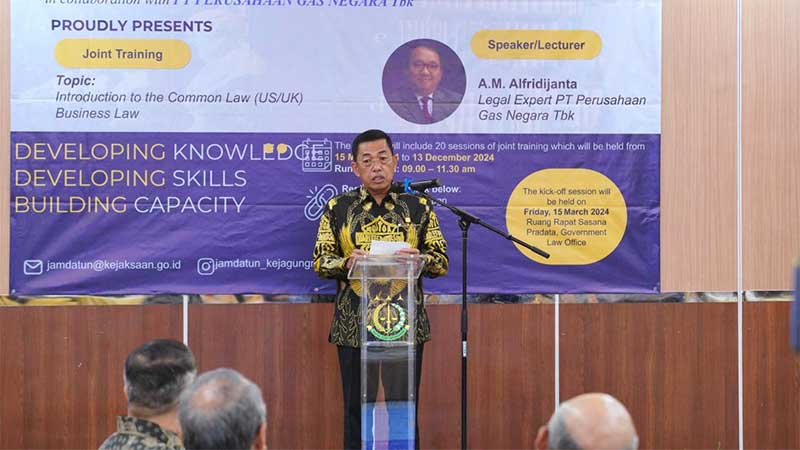 Wakil Jaksa Agung Dr. Sunarta: Fungsi Pertimbangan Hukum oleh JAM DATUN Mendukung Upaya Pemerintah Sukseskan Pembangunan Nasional