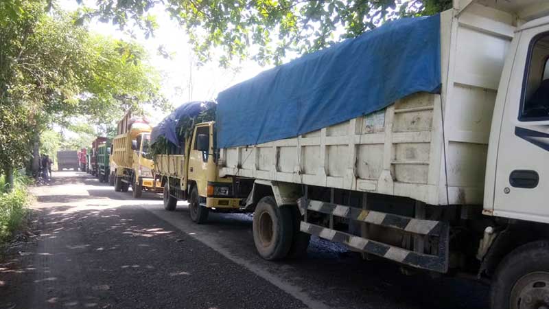 antrian-truk-pengangkut-sampah