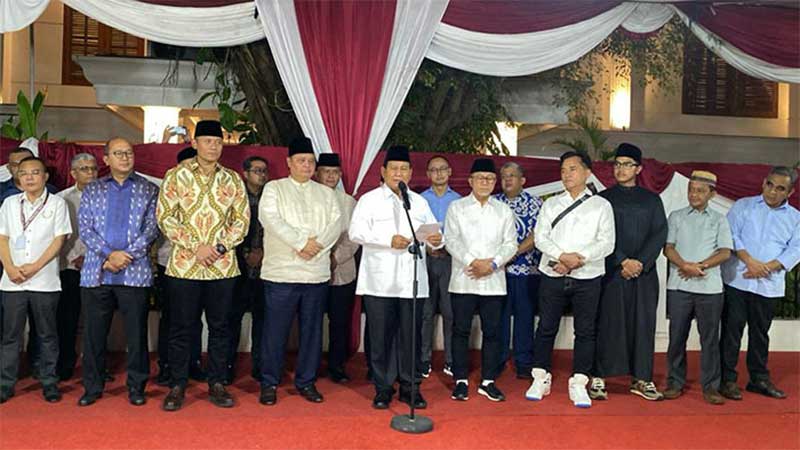 Prabowo Ajak Seluruh Rakyat Indonesia Bergandengan Tangan