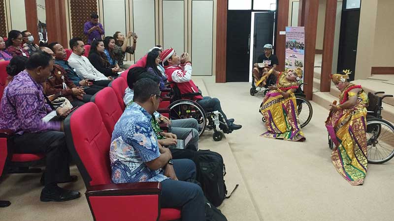 Tim Kepresidenan RI Kunjungi Unit Layanan Disabilitas Gianyar