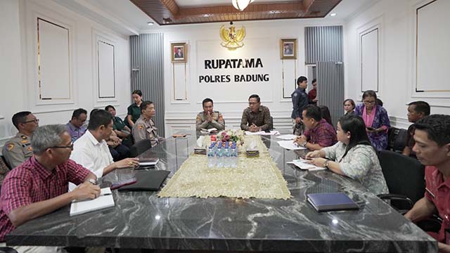 Jajaran Komisi I Kunjungi Polres Badung