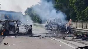 kecelakaan di tol