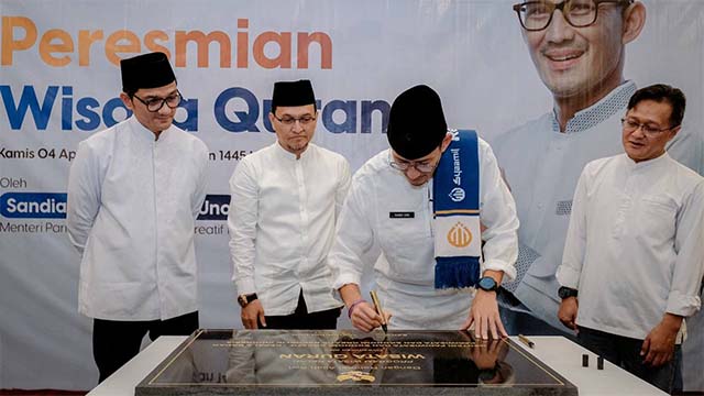 Sandiaga Uno Resmikan Wisata Religi ‘Wisata Quran’ di Bandung