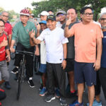 Di Mataram, Presiden Jokowi Gowes Sepeda Bambu
