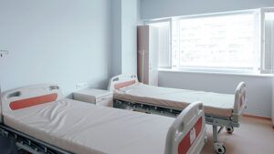 Hospital room interior