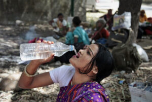 gelombang panas di india