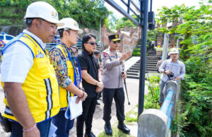 kapolda bali tinjau bendungan sidan