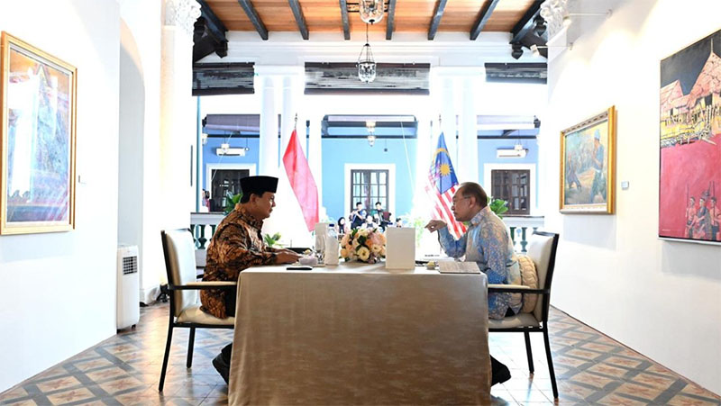 presiden prabowo dan anwar ibrahim