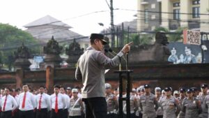 kapolda bali saat apel