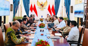 presiden prabowo pimpin rapat terbatas