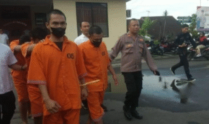 Para Pelaku dibekuk tim Resnarkoba Polres Karangasem