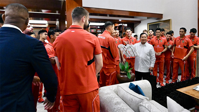presiden prabowo jamu timnas indonesia
