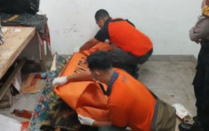 jasad diduga gelandangan