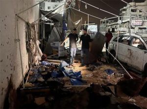 Lokasi serangan Israel yang menewaskan lima jurnalis