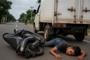 Ilustrasi kecelakaan.