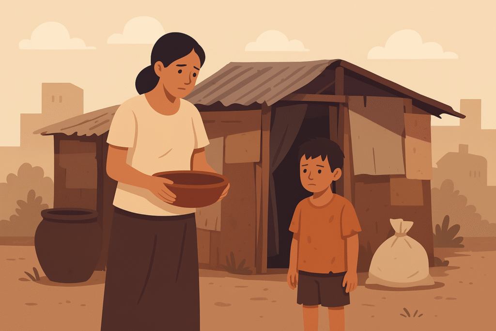 Ilustrasi kemiskinan