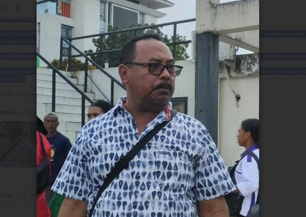 Anggota DPRD Provinsi Maluku, Ari Sahertian, S.Sos.