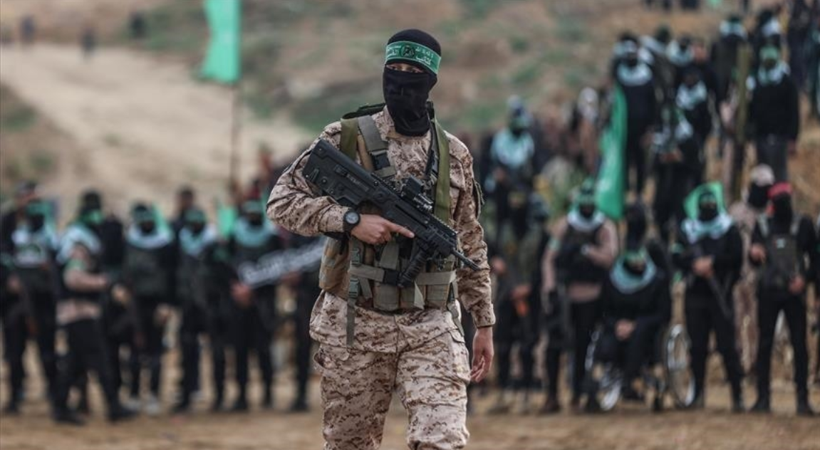 Pasukan kelompok Hamas.