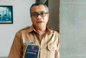 Kepala Badan Kepegawaian dan Pengembangan Sumber Daya Manusia (BKPSDM) Kota Ambon, Steven Dominggus.