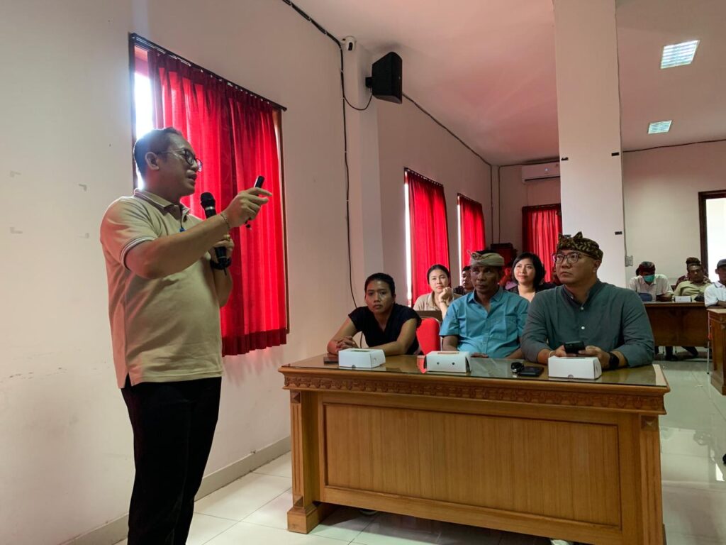 Sosialisasi JLS trase 4 di Kelurahan Jimbaran