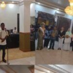 Wali Kota Tual, H. Akhmad Yani Renuat, S.Sos., M.Si. M.H menyampaikan sambutan pada puncak acara Festival Pesona Meti Kei (FPMK) 2025.