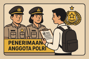 Ilustrasi rekruitmen Polri