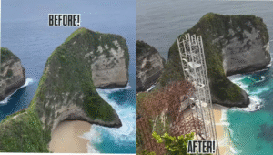 Proyek Lift Kaca Pantai Kelingking Tuai Pro-Kontra