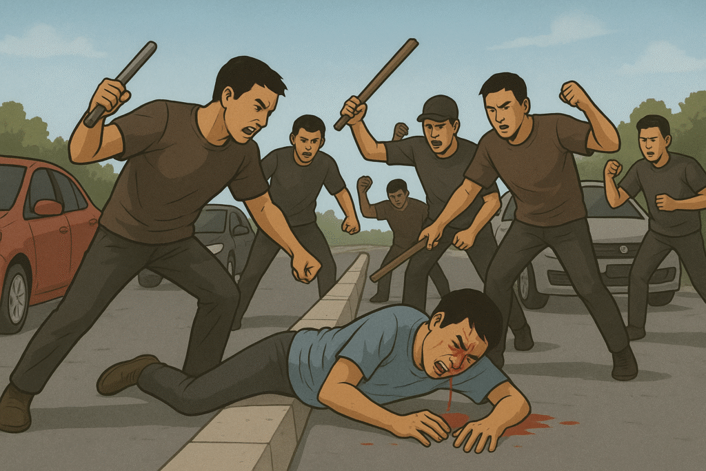 Ilustrasi pengeroyokan