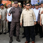 Presiden Prabowo Subianto menyaksikan Penyerahan Aset Barang Rampasan Negara (BRN) kepada PT Timah Tbk., yang digelar di Smelter PT Tinindo Internusa, Kota Pangkal Pinang, Provinsi Kepulauan Bangka Belitung, pada Senin, 6 Oktober 2025