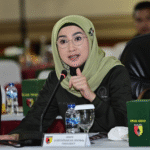 Anggota Komisi I DPR RI, Desy Ratnasari, dalam Kunjungan Kerja Reses Komisi I DPR RI di Kodam V/Brawijaya, Kota Surabaya, Pronvinsi Jawa Timur, Rabu (8/10/2025)