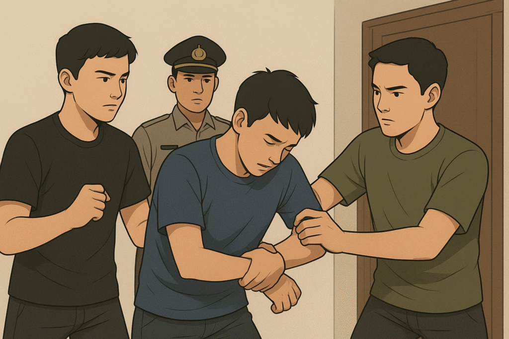 Ilustrasi remaja diamankan polisi